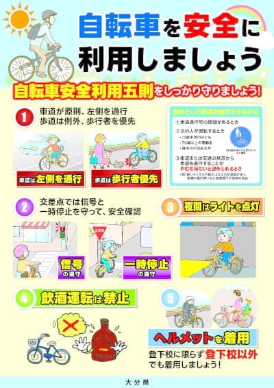 自転車を安全に利用しましょう[PDF]